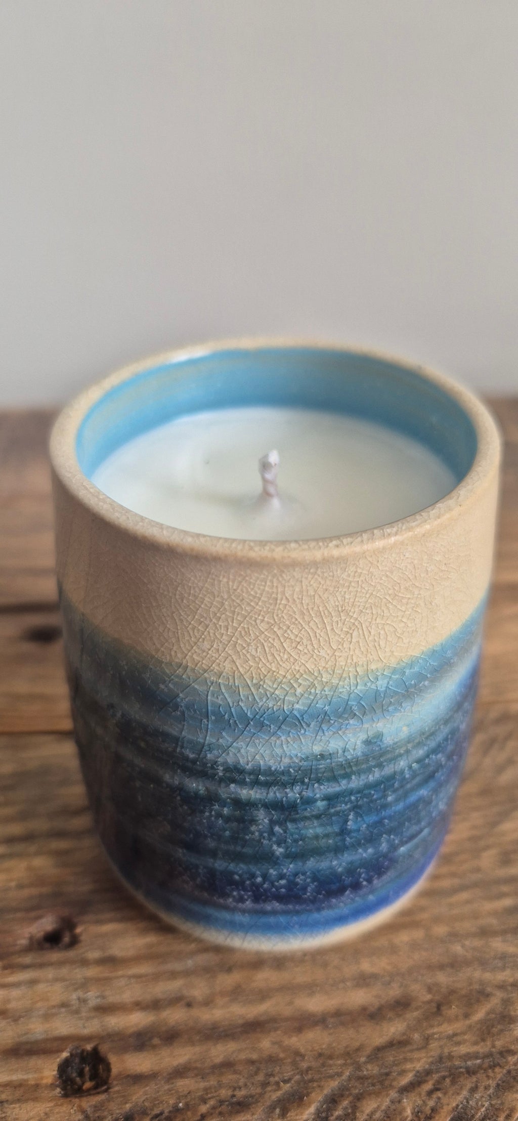Bleu de Mer - Collection Les Maritimes (céramique artisanale & cire végétale)
