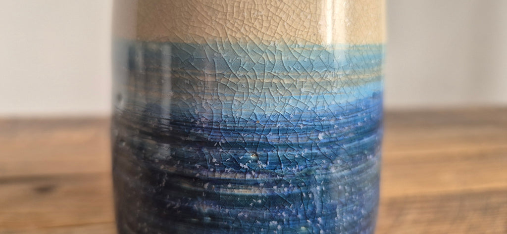 Bleu de Mer - Collection Les Maritimes (céramique artisanale & cire végétale)