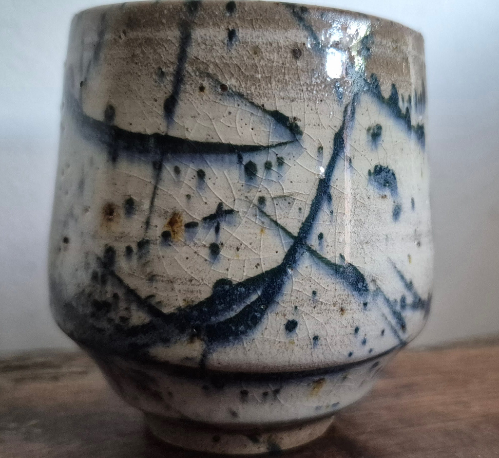 Bougie artisanale L’Éveil au sommet – Collection Les Aériennes (céramique artisanale & cire végétale)