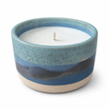 Bougie artisanale Thalassa – Collection Les Océaniques (céramique & cire végétale)