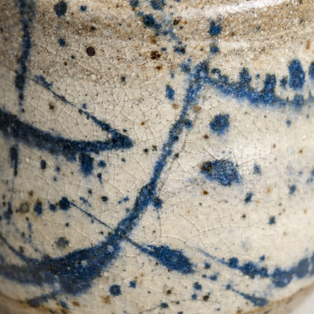 Bougie artisanale L’Éveil au sommet – Céramique & cire végétale